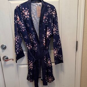 Morgan Lane Midnight Floral Robe